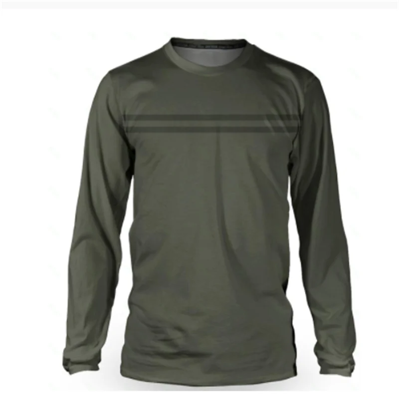 Newest Racing Long Sleeve T-Shirt Bicycle Clothing Cycling Tops Downhill Jersey Motorcycle And Motocross Wear MTB Shirt For Men
