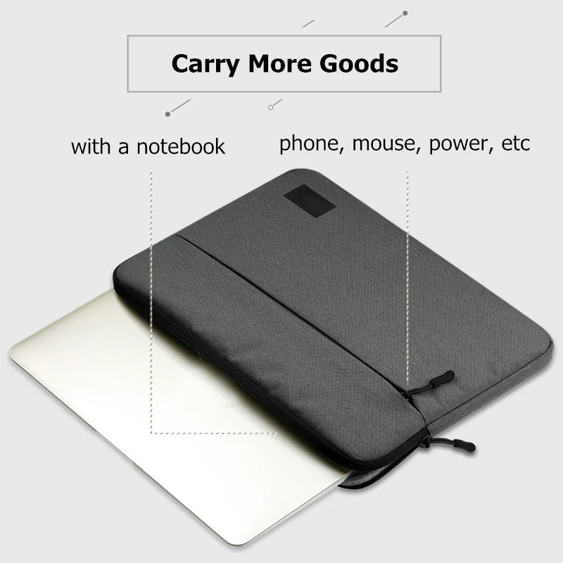 Notebook Laptop Bag 15.6 14 13.3 For Xiaomi Mi Asus Dell HP Lenovo MacBook Air Pro 13 Protective Computer Case Sleeve 11 12 15