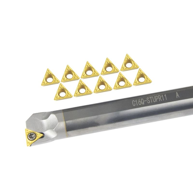 C08K-STUPR09 per utensili di tornitura in acciaio al tungsteno C12M-STUPR11 interno portautensili di tornitura barra di alesatura inserto in metallo duro TPMT