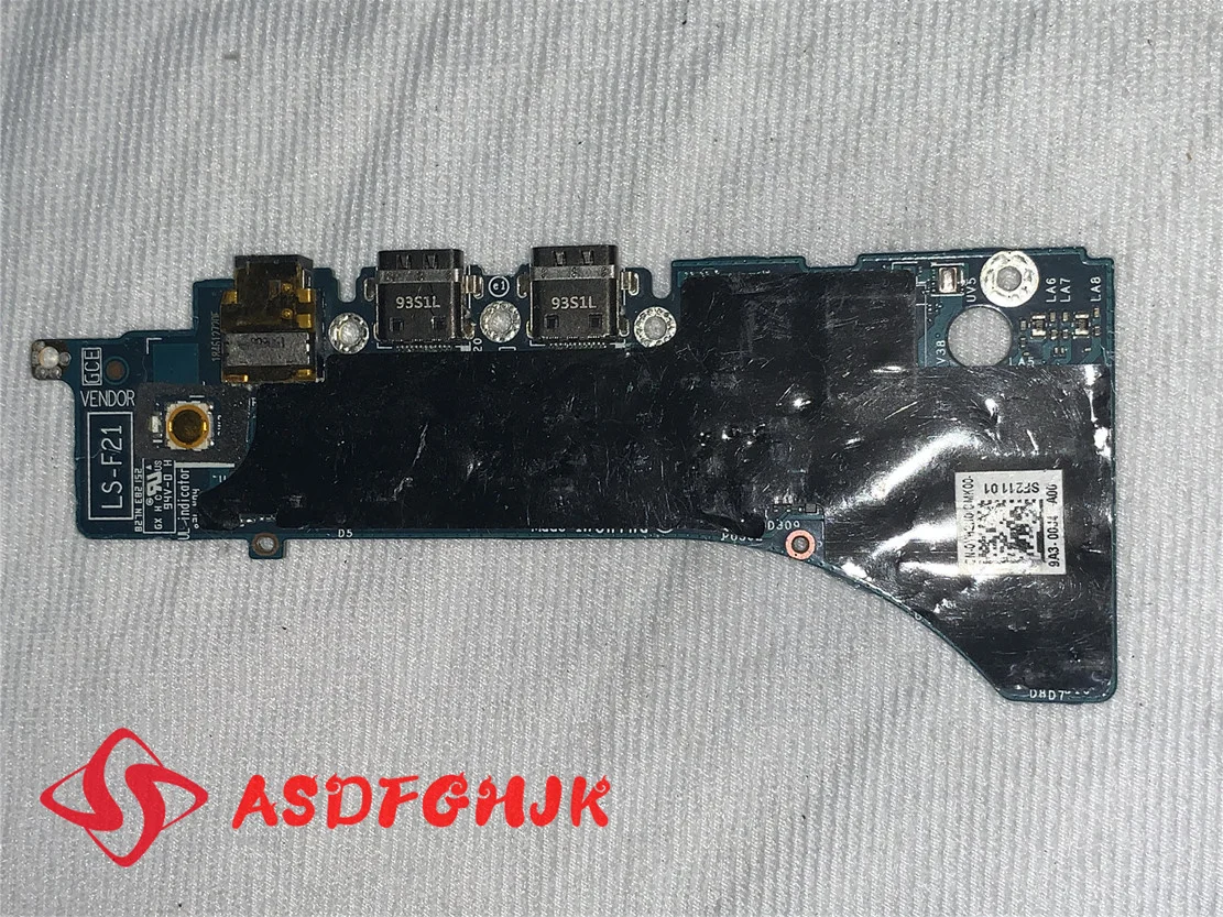 

Genuine FOR Dell XPS 15 (9575) USB / Audio Ports IO Daughter Board Yh2h0 DAZ10 LS-F211P 100% TESED OK