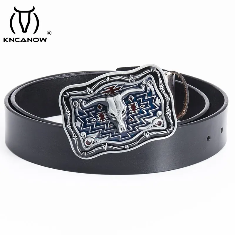 

Luxury Thick Cowhid Genuine Leather Men Belt Bull 3d Buckle Width Animal Long Strap Male Cowboy Jeans Trouser Cinto Masculino