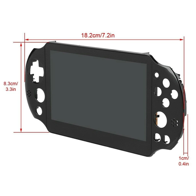 Original 100%New for PSVita 2000 LCD Screen for PSV 2000 Slim PSV2000 LCD Screen Display Replacement White Black Original Blue