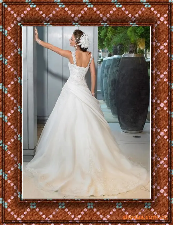 شحن مجاني رخيصة casamento رداء دي ماريج 2016 موضة جديدة vestido de noiva curto فستان زفاف فساتين الزفاف الكرة ثوب