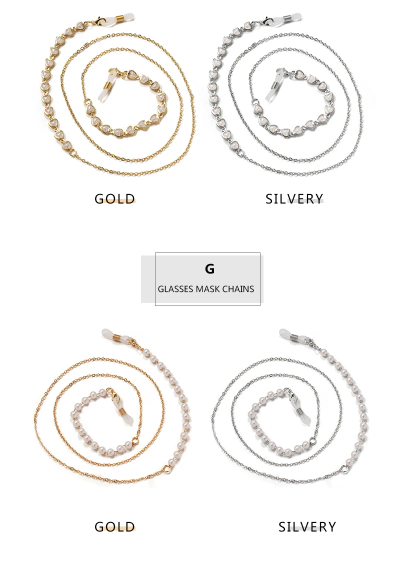 Sonnenbrille Masking Ketten Für Frauen Acryl Perle Kristall Brillen Ketten Glas Lanyard 2021 Neue Mode Schmuck Großhandel – Detail 9
