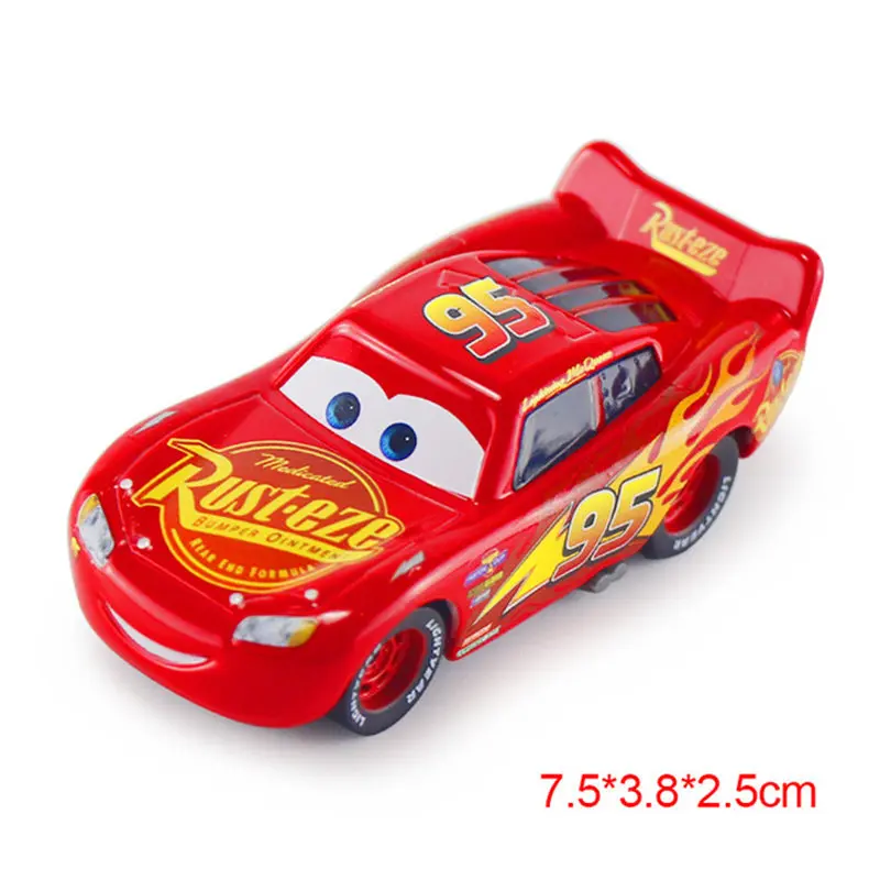 Disney Pixar Car 3 saetta McQueen Racing Family Jackson Storm backpack 1:55 pressofuso in lega di metallo macchinine regali di compleanno per bambini