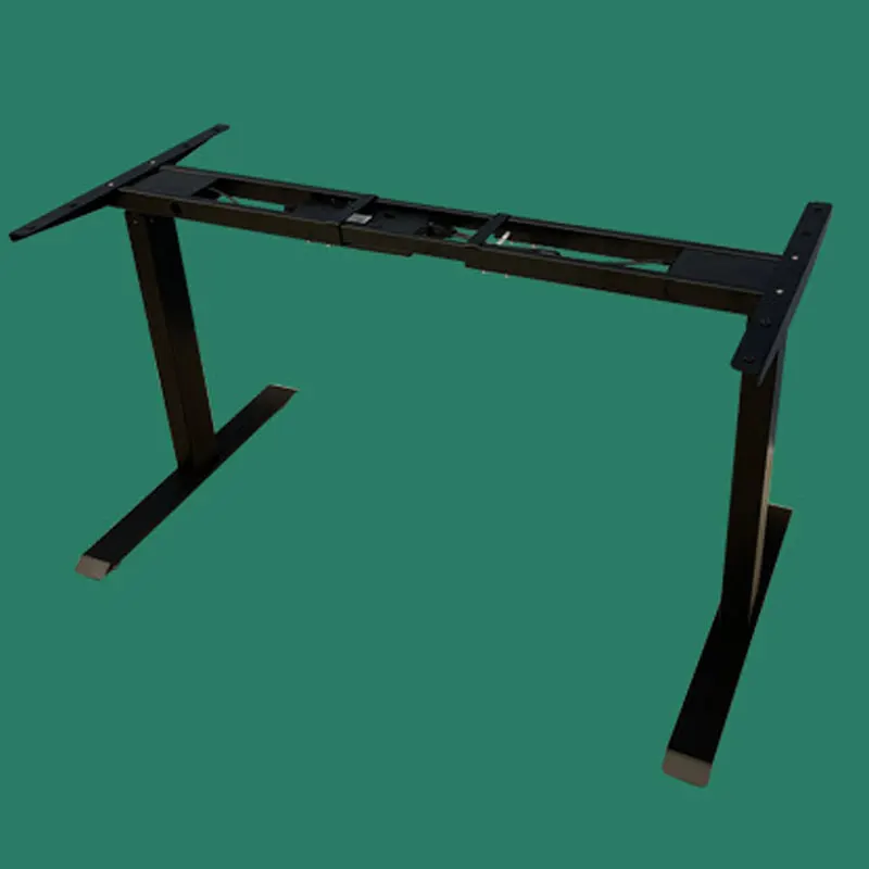 Ergonomic Electric Height Adjustable Desktop Lifting Table Frame Dual-Motor Memory Control for Home Office Computer Desk