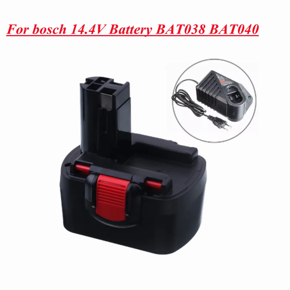 For Bosch 14.4V 5000mAh Ni-MH Rechargeable Power Tool Battery For Bosch BAT038 15614 1661 1661K 22614 23614 32614 33614