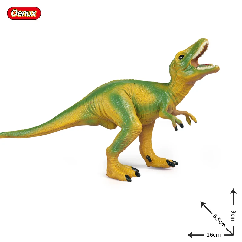 Oenux Small Jurassic Dinosaur Action Figure T-Rex Pterodactyl Stegosaurus Spinosaurus Dinossauro Collection Model Kids Toy Gift