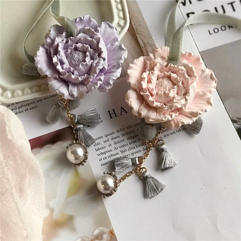 Peony flower Rose Flower Silicone Mold Handmade Flower Candle Mould DIY Soap Mold Aroma Plaster Car Pendant Mould Home Decor