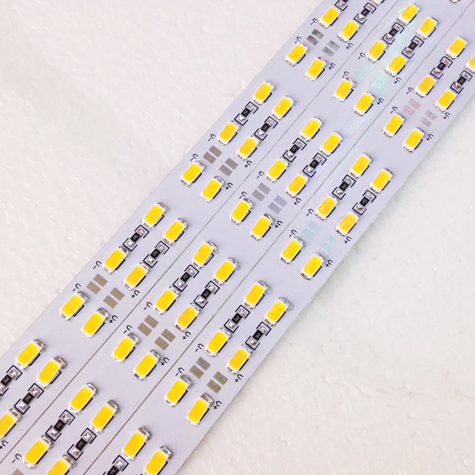 50pcs 50cm LED double line hard strip bar light 12v light bar 84pcsLED/0.5M 5630/5730 strip for jewelry counter