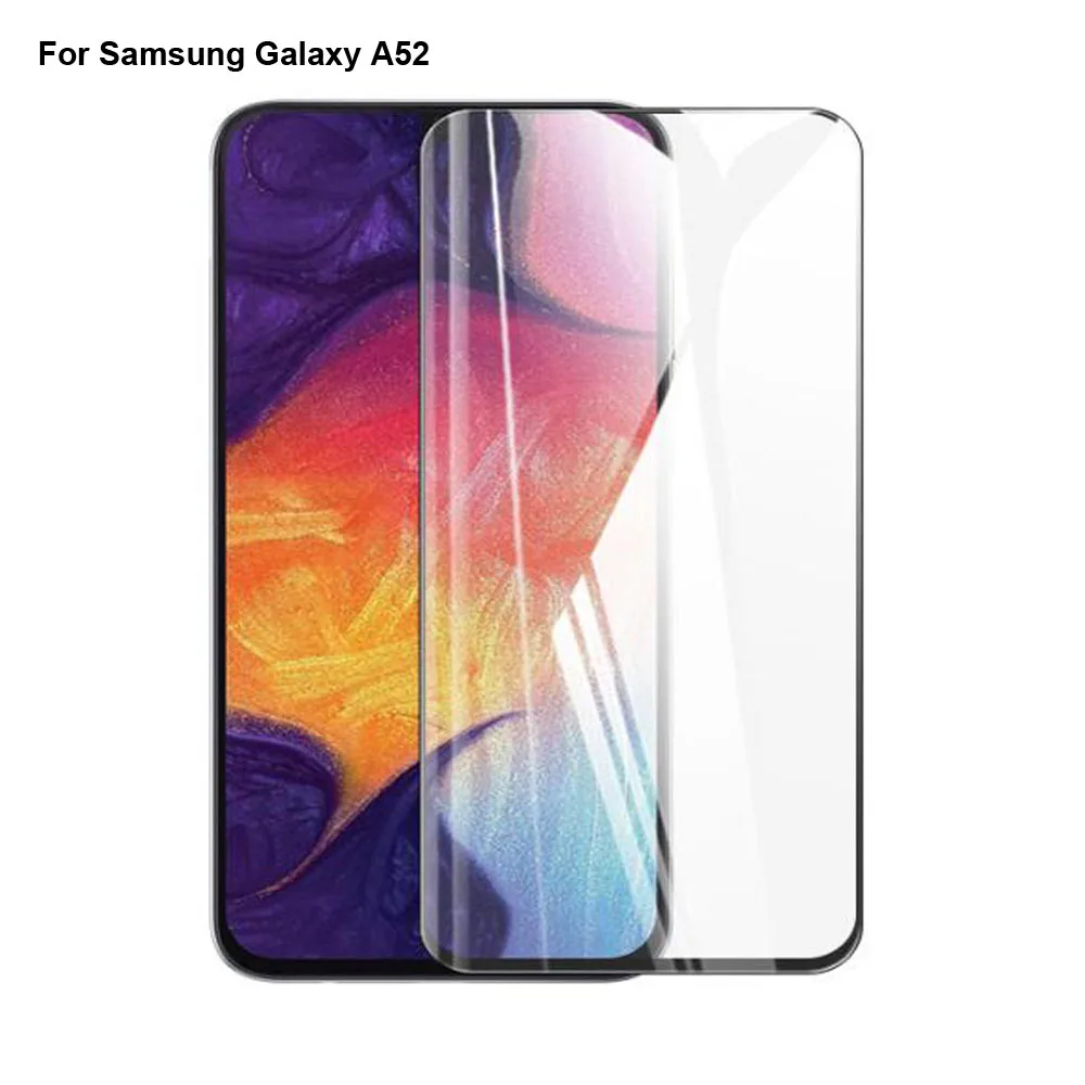 1PC Ultra-Thin screen protector Tempered Glass For Samsung Galaxy A52 full Screen protective For Samsung Galaxy A72 Protecction