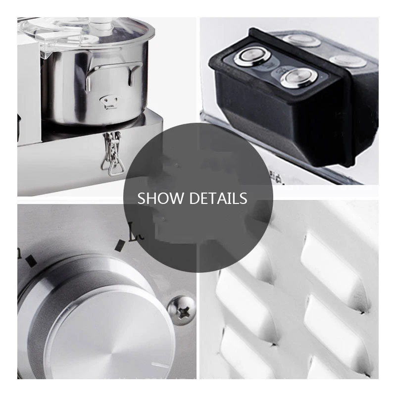 الزنجبيل الثوم صوص الطماطم آلة تقطيع اللحوم 220 فولت الكهربائية متعددة الوظائف القاطع HR-6L/9L/12L آلة تقطيع الخضروات