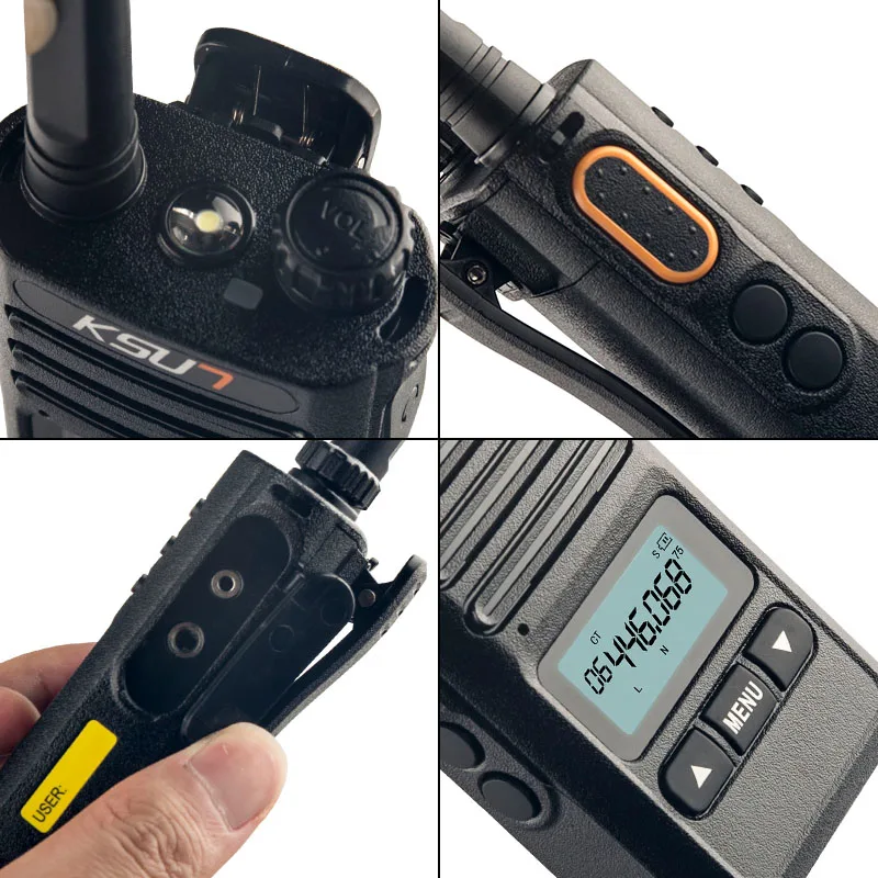 KSUT-Mini walkie-talkie X-30XKB, transceptor Fm profesional, Uhf, Reloj portátil bidireccional, estación de Radio