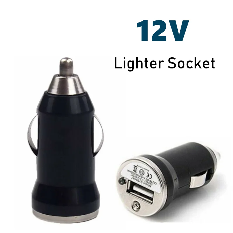 Car Charger Mini Dual USB 12v Lighter Socket Adapter Plug Fast Charging Car Usb Lighter Car Phone Charger Adapter In Car