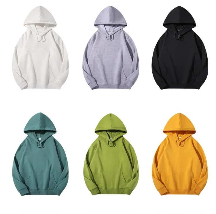 Spring Autumn Women Hoodies Solid Hooded Cotton Quality Hoodie Loose Harajuku Knitwear Multicolor Womens Pullovers Streetwear