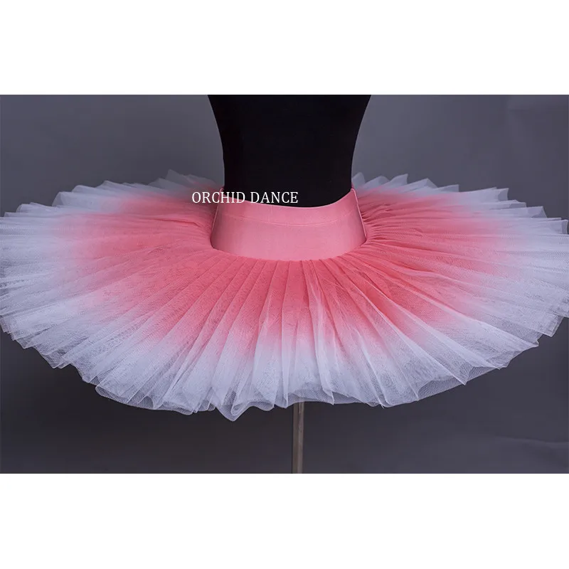 Professional High Quality Ballet Performance Wear Ombre Adult Girls Pancake Tutu