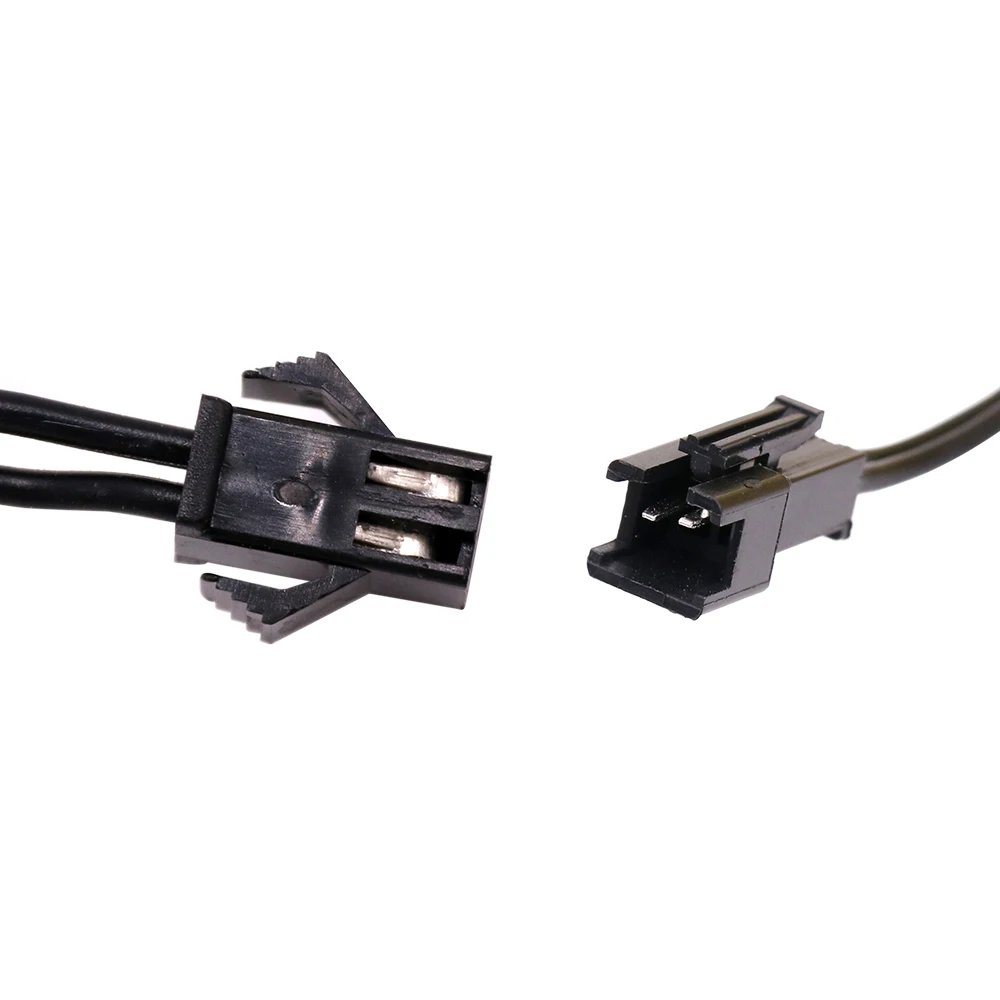 EL Wire 2Pin  jst Splitter Connector for One Inverter Connect Male to Female Connector SM Leadwire Cable for EL Wire Neon Strip