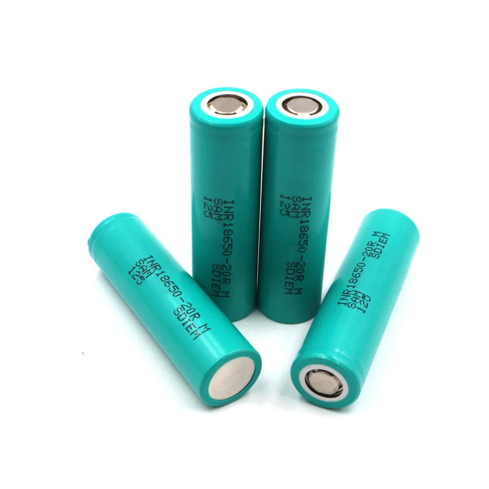 3.6v Li-ion 2000mAh 20R 10 Pieces 2.0Ah18650 Power Tool Battery Cells Discharge Current 20A 10C Lithium Sam Sung 20R Li-Ion Chin