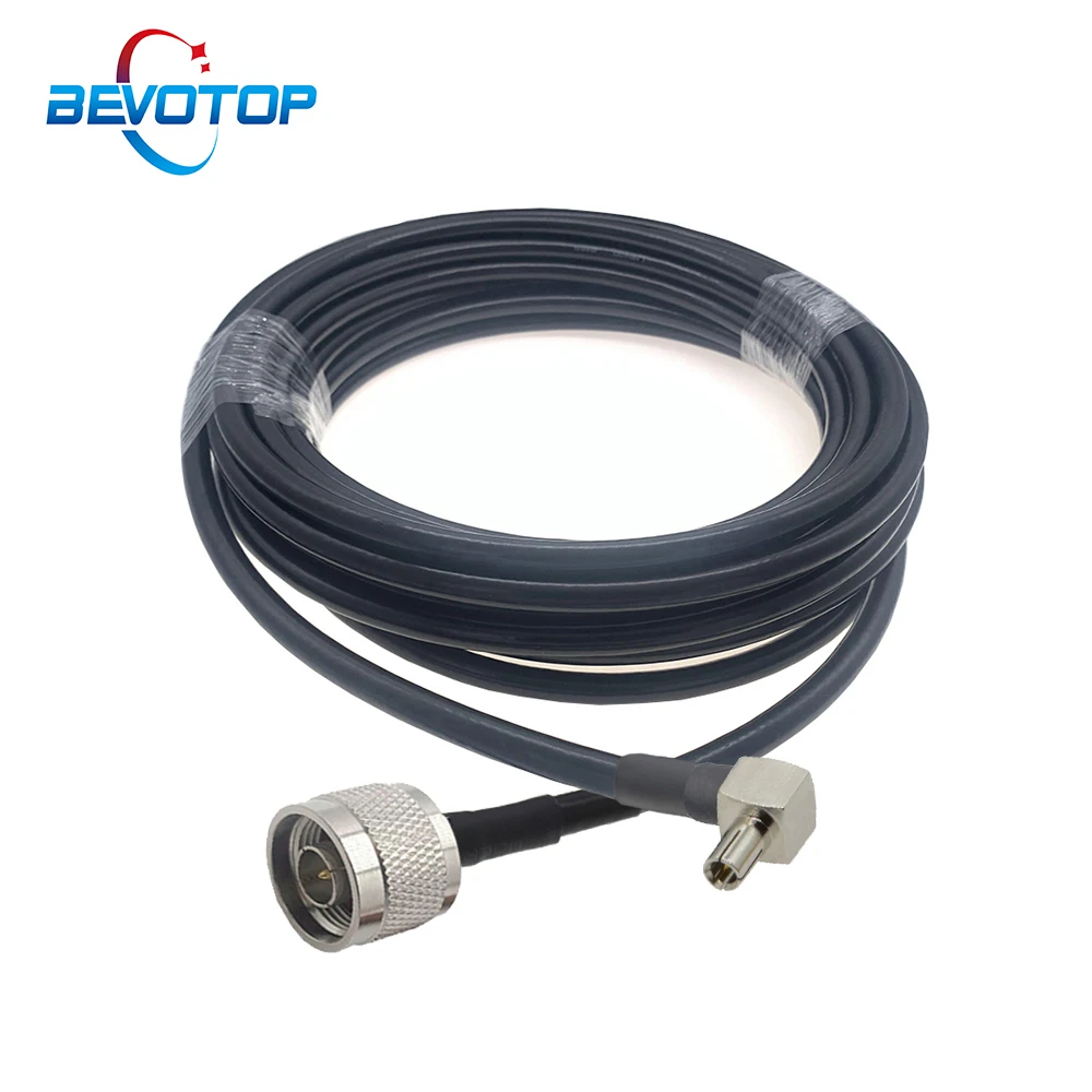 RG58 Cable N Male to TS9 Male Plug Right Angle Connector 50 Ohm RF Coaxial Cable 3G 4G USB Modem Extension Cord Jumper Pigtail