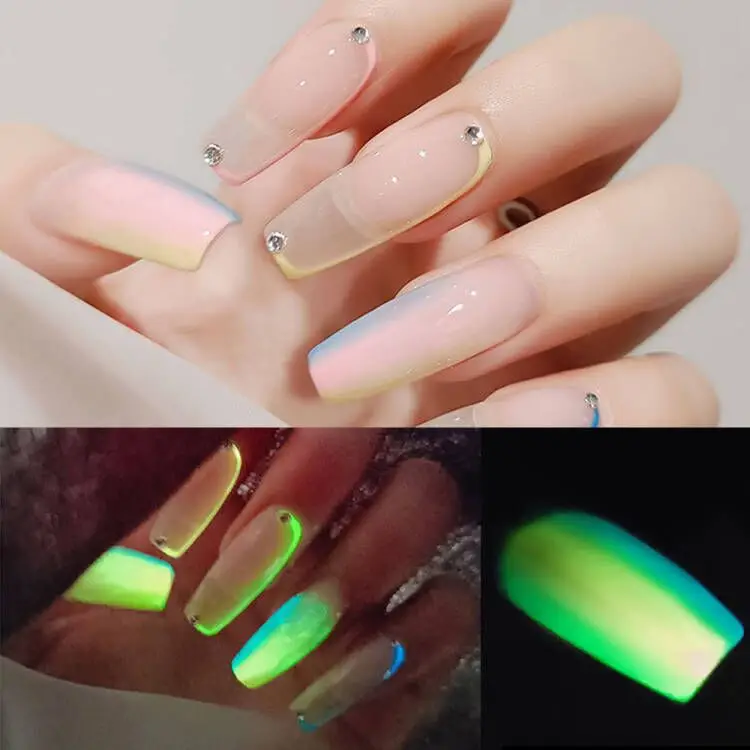 Major Dijit-esmalte de Gel fluorescente para uñas, barniz para capa superior Base, color verde, amarillo neón, LED UV, para verano