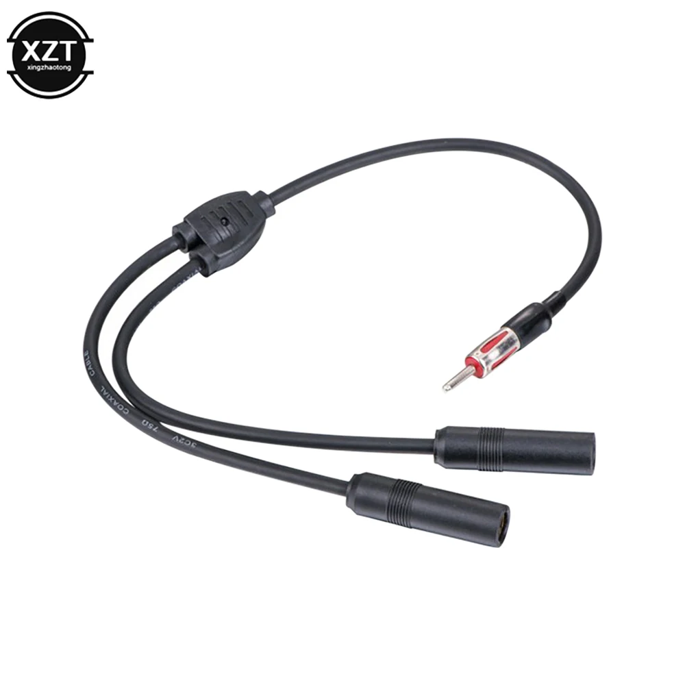 Car Antenna Cable Adapter 1 to 2 Radio Antenna Splitter Extension Cable Meet More Connectivity Needs Antenna For Car