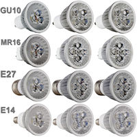 GU10 E27 E14 LED Bulb Light DC 12V MR16 Spotlight  9W 12W 15W Replace Halogen Lamp AC 110-240V 3000K 4000K 6500k Energy Saving
