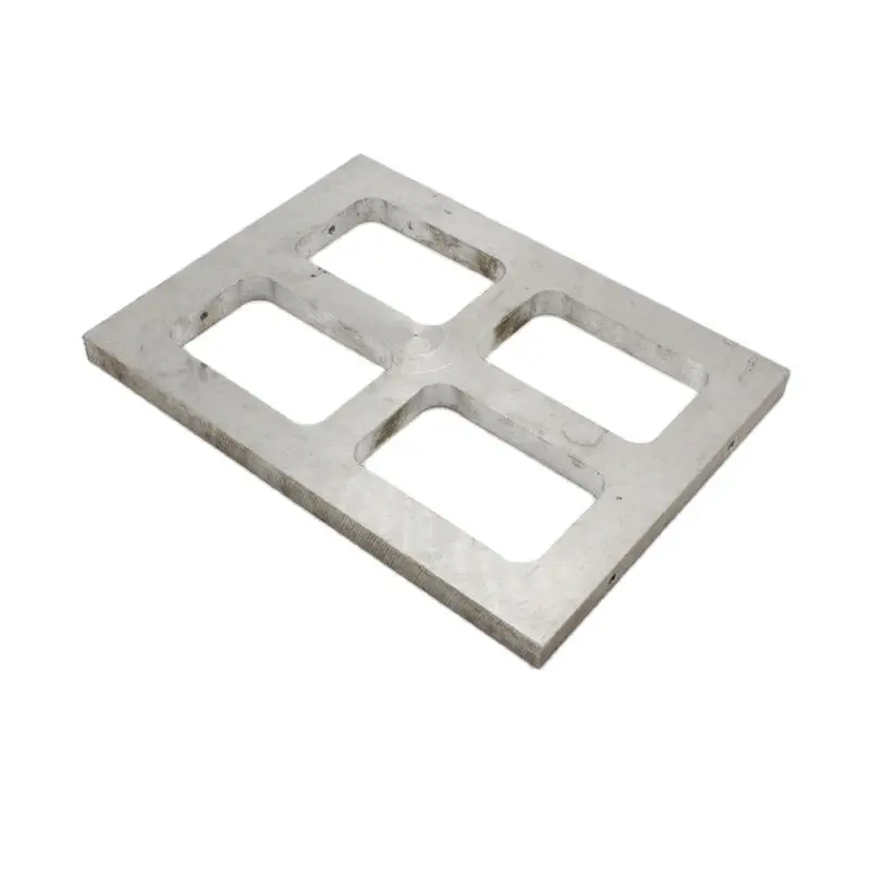 Aluminum Jewelry Moulding Frame Four Grid Combo Mould 12x47x73mm