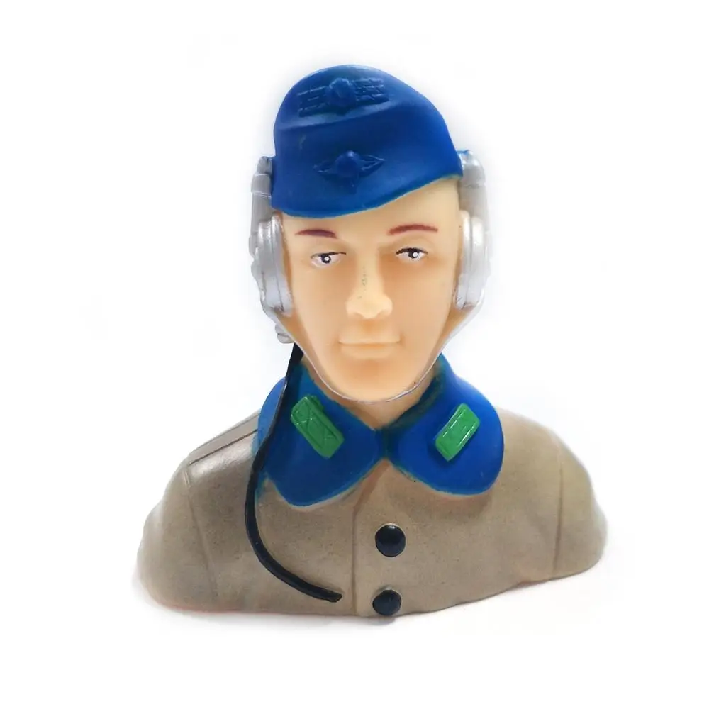 1pc  1/7 Scale  Brown /Army Green RC Plane Pilots Figures RC Kits L57*W29*H57mm For RC Airplane Aircraft