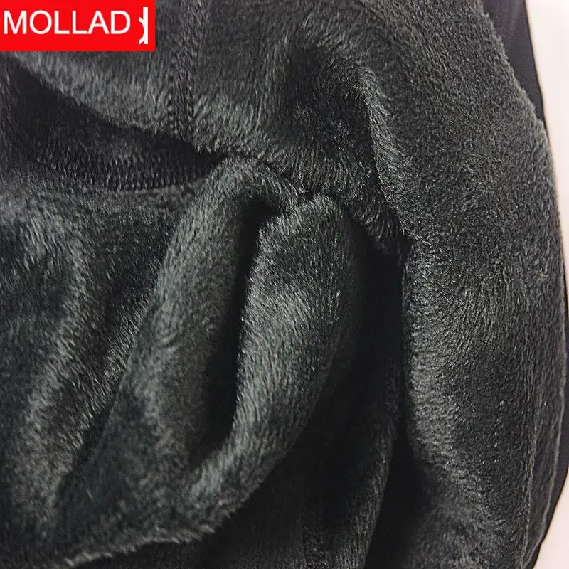 Mollad-Leggings Slim Optics avec jupe plissée pour femme, leggings intégrés pour femme, plus velours, chaud, hiver, nouveau, 2019