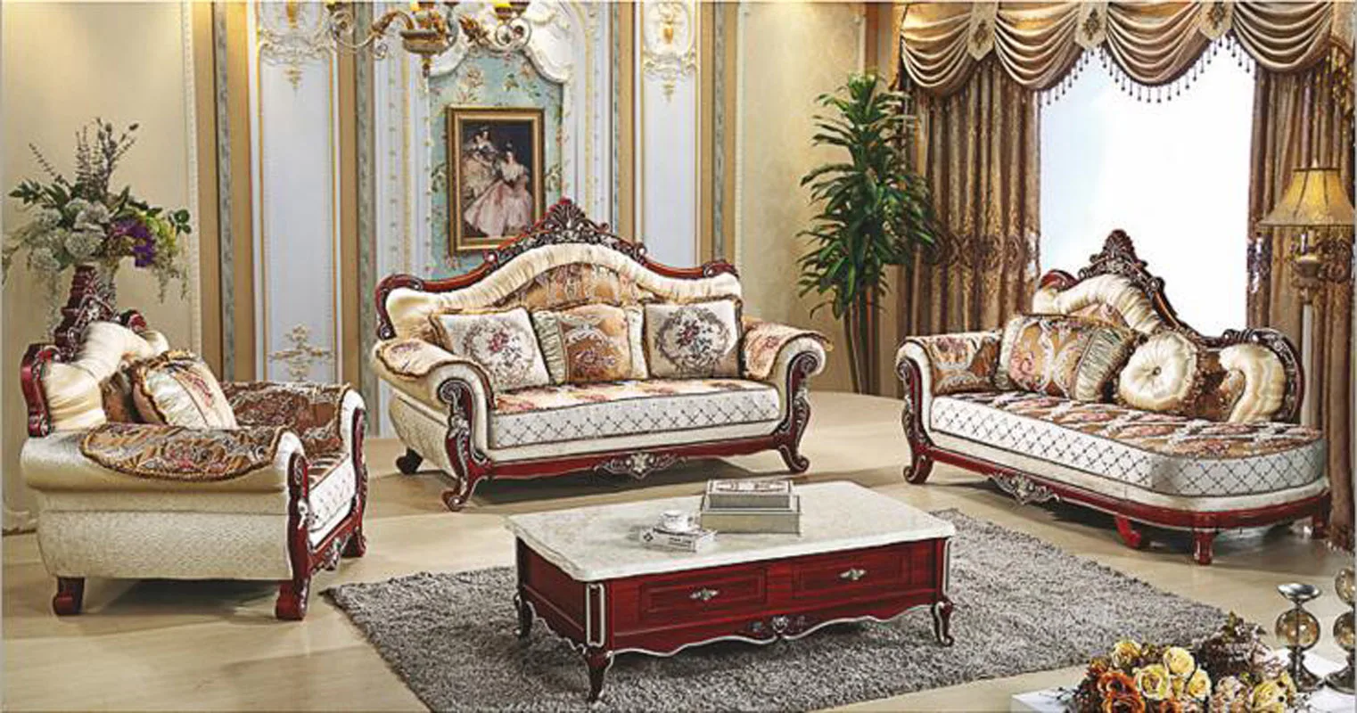 Living Room Furniture Modern Fabric Sofa European Sectional Sofa Set A1262