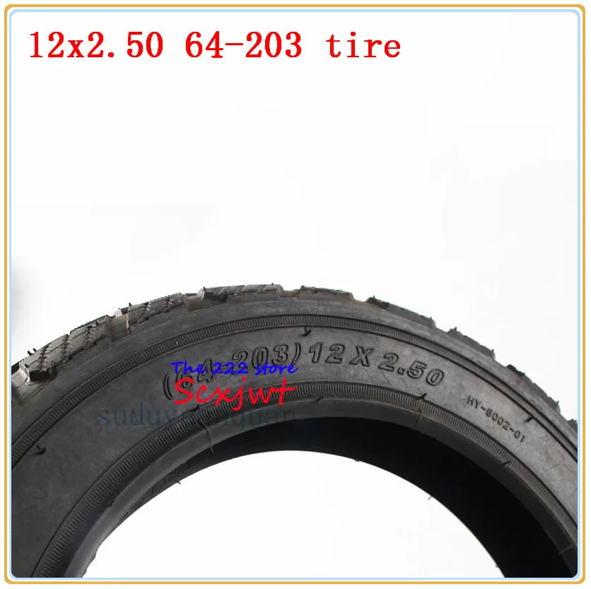 12 inche wheel tires 12x2.50 64-203 tyre inner tube for Mini motorcycle, electric bicycle children's  12*2.50