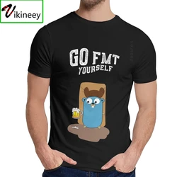 Unisex T Shirt Golang Yourself Gift Soft Slim Picture Custom Classic Round Neck Hip Hop Short Sleeve Clothing