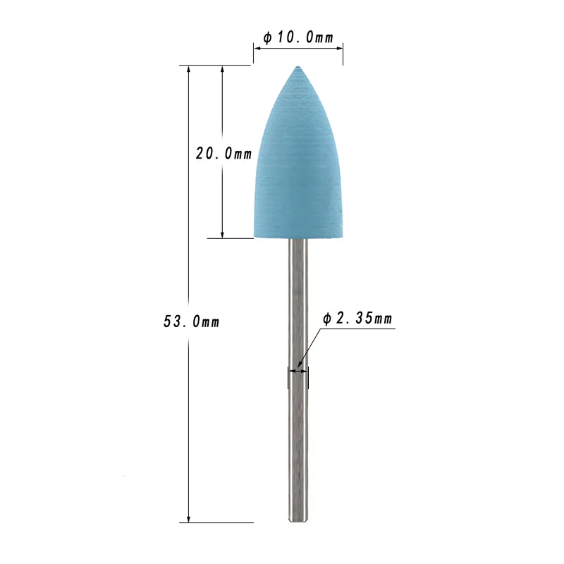 1Pcs cuticle Milling Cutters Carbide Nail Drill Bits Silicone For Electric Manicure Machine polish Accessory art tool