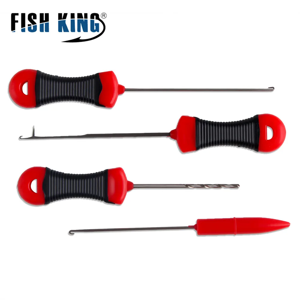 

FISH KING Carp Fishing Boilies Bait Drill Gate Needle Baiting Needle Pellet Hair Rigs Splicing aking Tools Rigs LoadingAccess