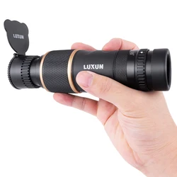 LUXUN Portable HD Telescope 10-30x45 Professional Zoom Waterproof Monoculars Bak4 Powerful Binoculars for Bird watching