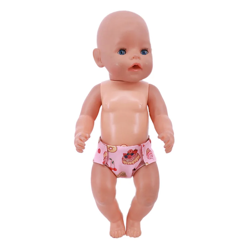 Reborn Doll Panties Handmade Underwear Diapers Accessories Fits 43Cm Newborn Baby,18 Inch American Girl,Girl`s Halloween Gifts