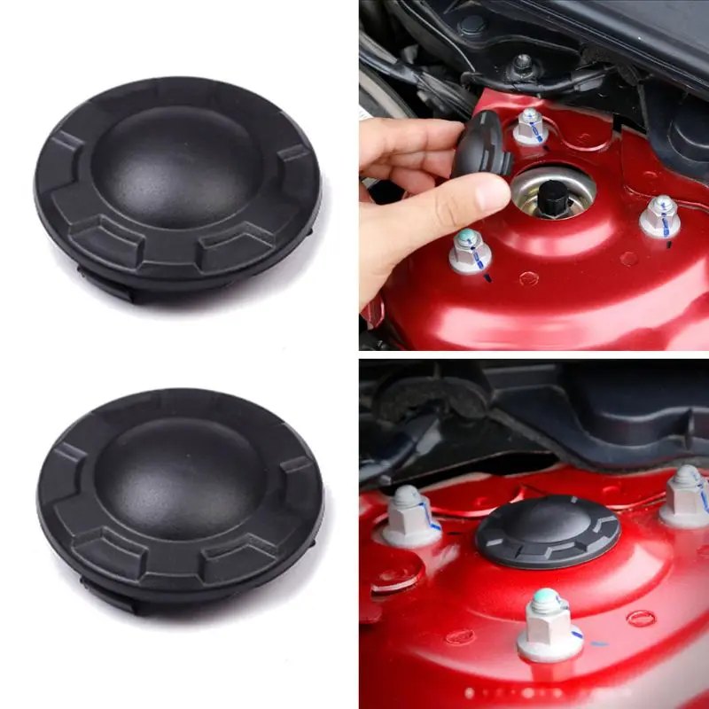 2Pcs Car Shock Absorber Trim Protection Cover Waterproof Dustproof Cap for Mazda 3 CX-5 CX-4 CX-8 Accessories