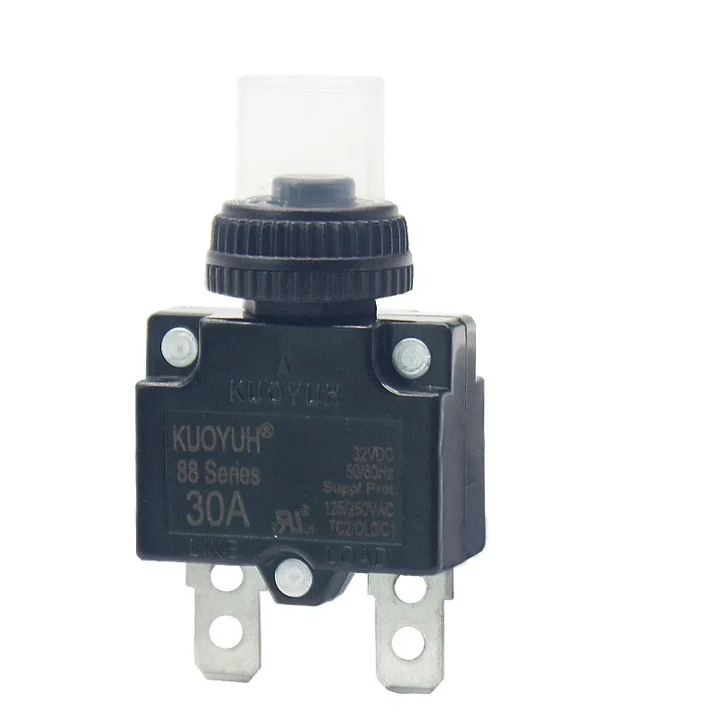 3A 4A 5A 6A 7A 7.5A 8A 10A 15A 18A 20A 25A 30A Circuit Breaker Thermal Overload Protector Automatic switch