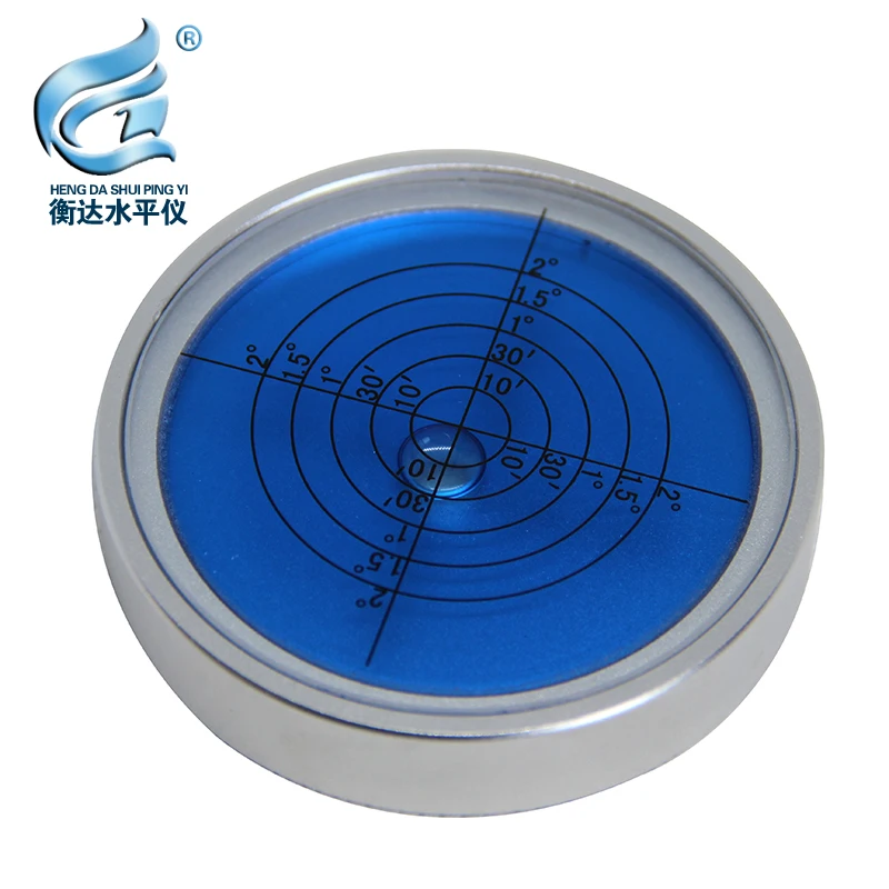 Metalen Niveau Bubble Hoge Precisie Niveau Bubble Ronde Waterpas Universal Level Bubble