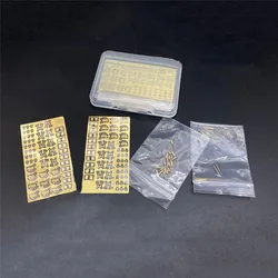 19pcs/set 20MM Metal Anti-aircraft Gun Model Assembly Kits for 1/350 Oerlikon Ship Model Modification Spare Accessories