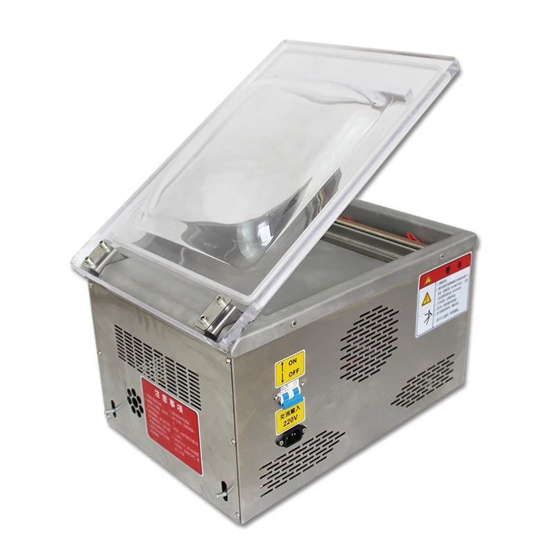 Electronic Equipment Tools Vacuum Sealer Aluminum Bags Shrinking Sealing Machinery DZ-260 Plastic Package Food,Document,Medical