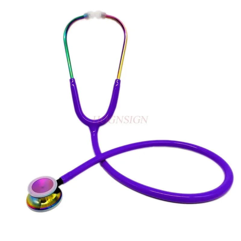 Doctor Double Sided Stethoscope Portable Professional Cardiology Medical Equipment Nurse Arts Stethoscoop Equip Superior Quality