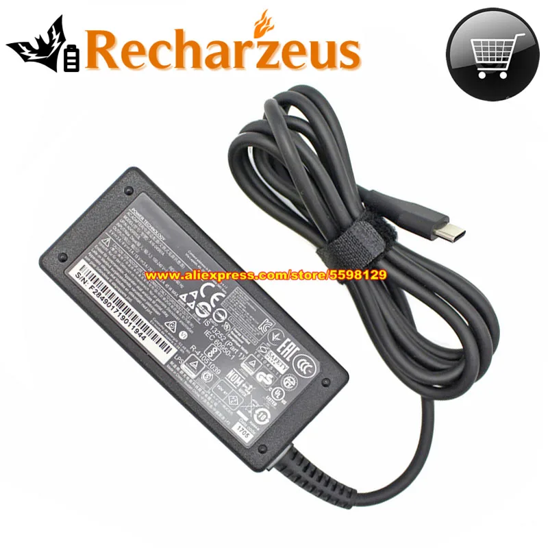 Original 20V 2.25A 45W Ac Adapter For Chinony SA10M39910 SA10E75839 For ACER Acer CHROMEBOOK R11 R751T-C4XP N16Q10  Power Supply