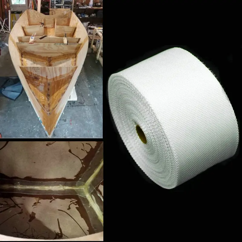 Fiberglass Cloth Tape E-Glass 50mm Wide 30m  Glass Fiber Plain Wea Perfect for Stich and Glue Boat Project