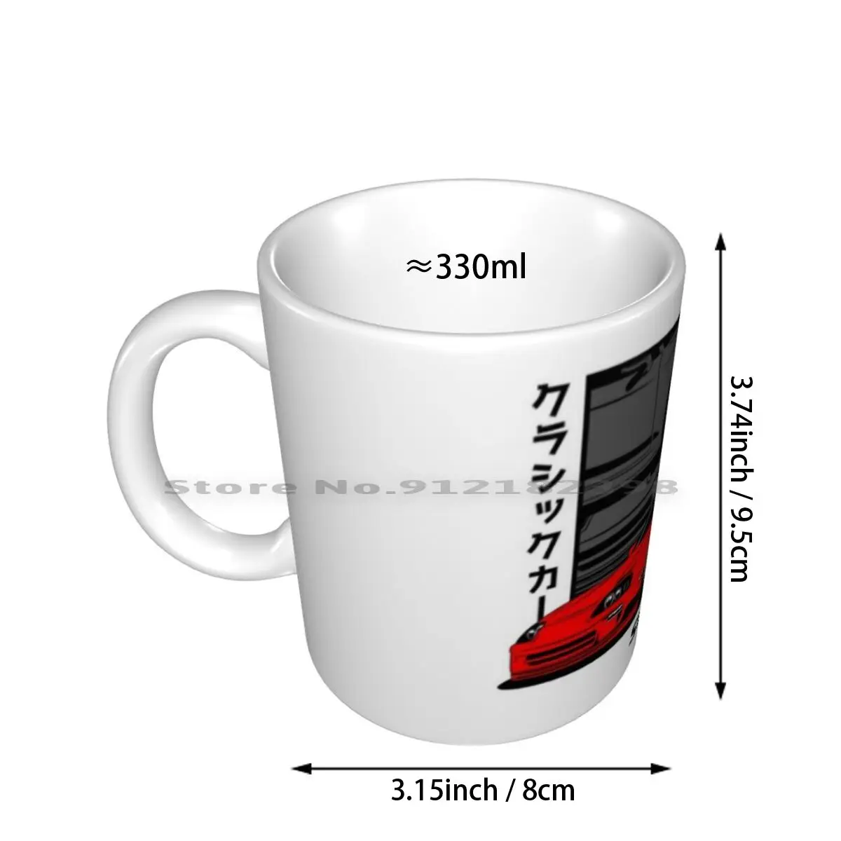 Red Jdm Ceramic Mugs Coffee Cups Milk Tea Mug 2jz Jdm 2jz Jdm A80 2jz Drift A80 Jdm Red Creative Trending Vintage Gift Bottle