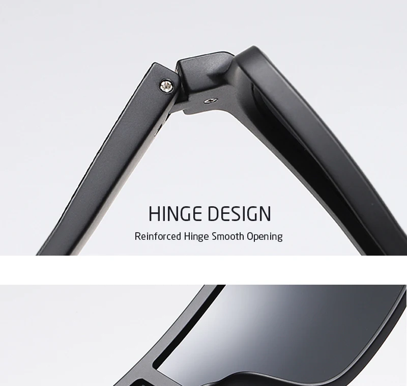 CRIXALIS Mode Polarisierte Sonnenbrille Für Männer Platz Übergroßen Anti Glare Fahrer Spiegel Sonnenbrille Frauen UV400 Brille Männlich – Detail 10