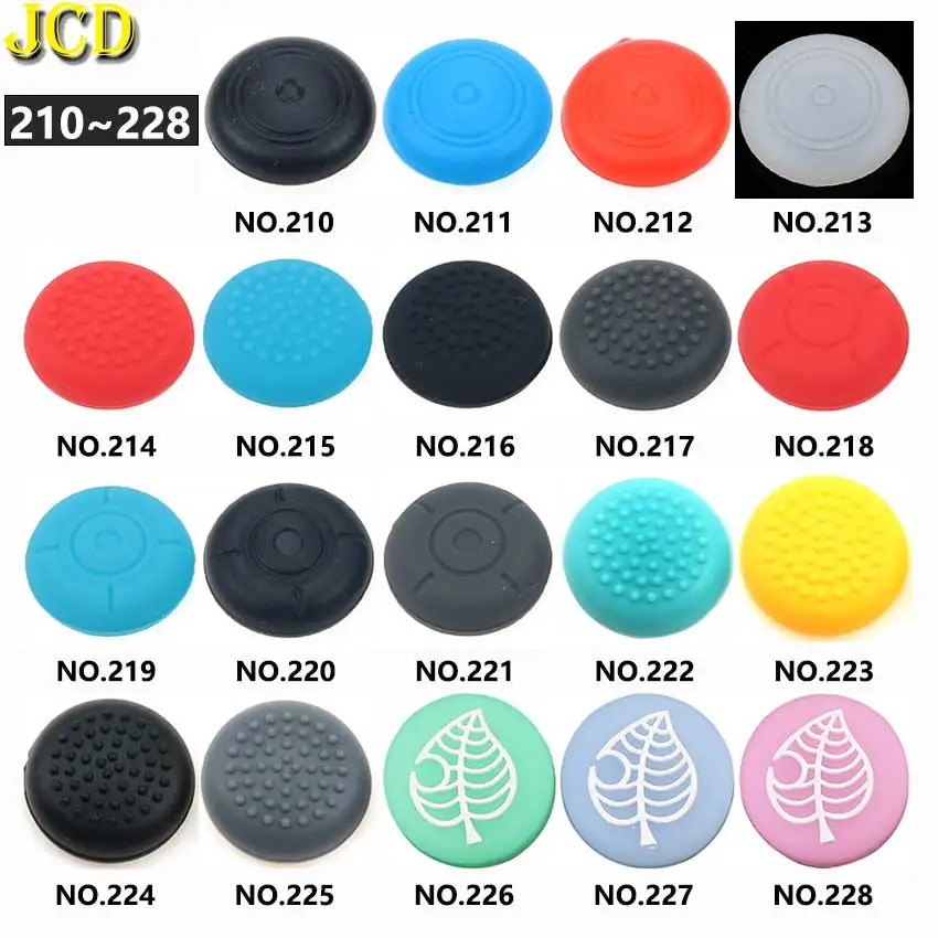 

JCD 1PCS Silicone Analog Thumb Stick Grips Caps for Switch NS Joy-Con Controller Joystick Cover For NS Joycon ThumbStick Case