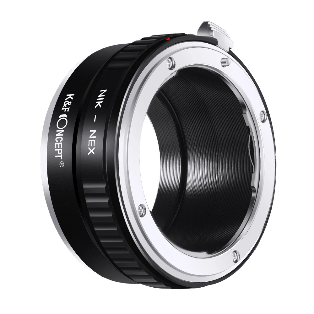 

K&F CONCEPT AI-NEX Camera Lens Mount Adapter Ring For Nikon AI Lens to for Sony NEX E-Mount Camera Body NEX3 NEX-3C NEX-3N NEX5