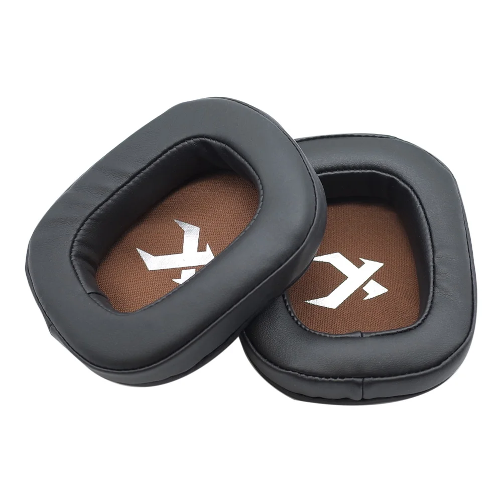 Replacement Repair Parts Sponge Ear Pads for Xiberia K10 Headphones Cushion PU Leather Brown Earpads Covers