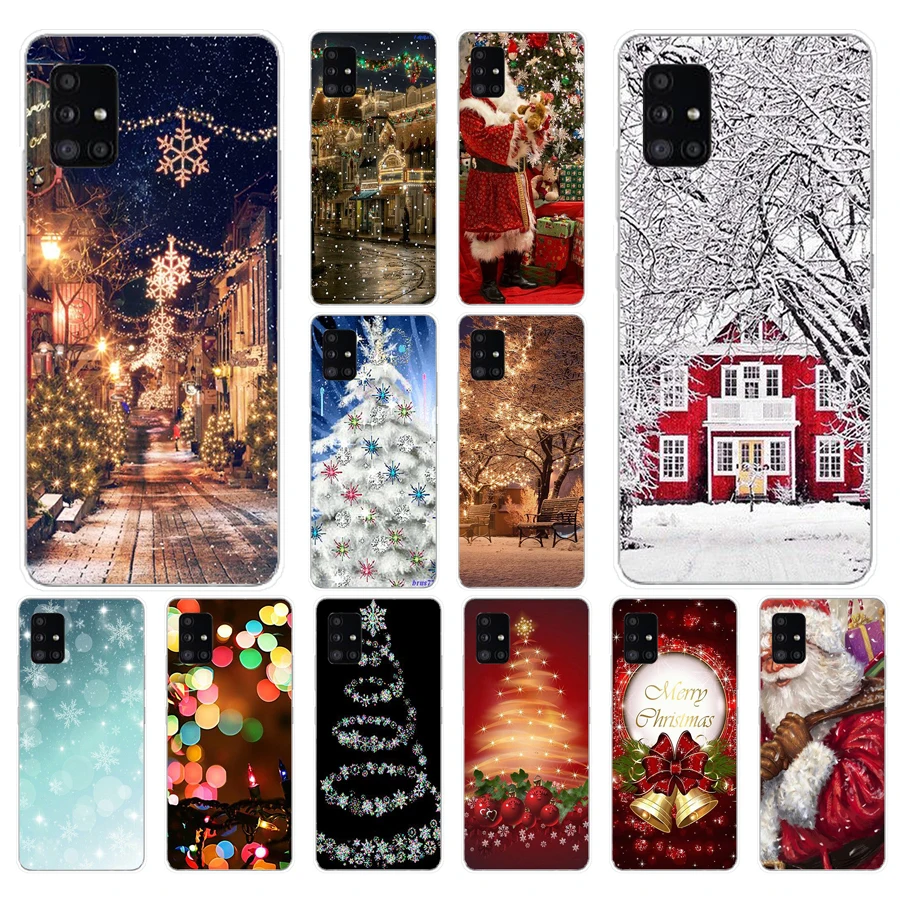 287FG christmas lights Soft Silicone Tpu Cover Case for Samsung Galaxy A20 A20E A20S A40 A31 A41 A51 A71 case